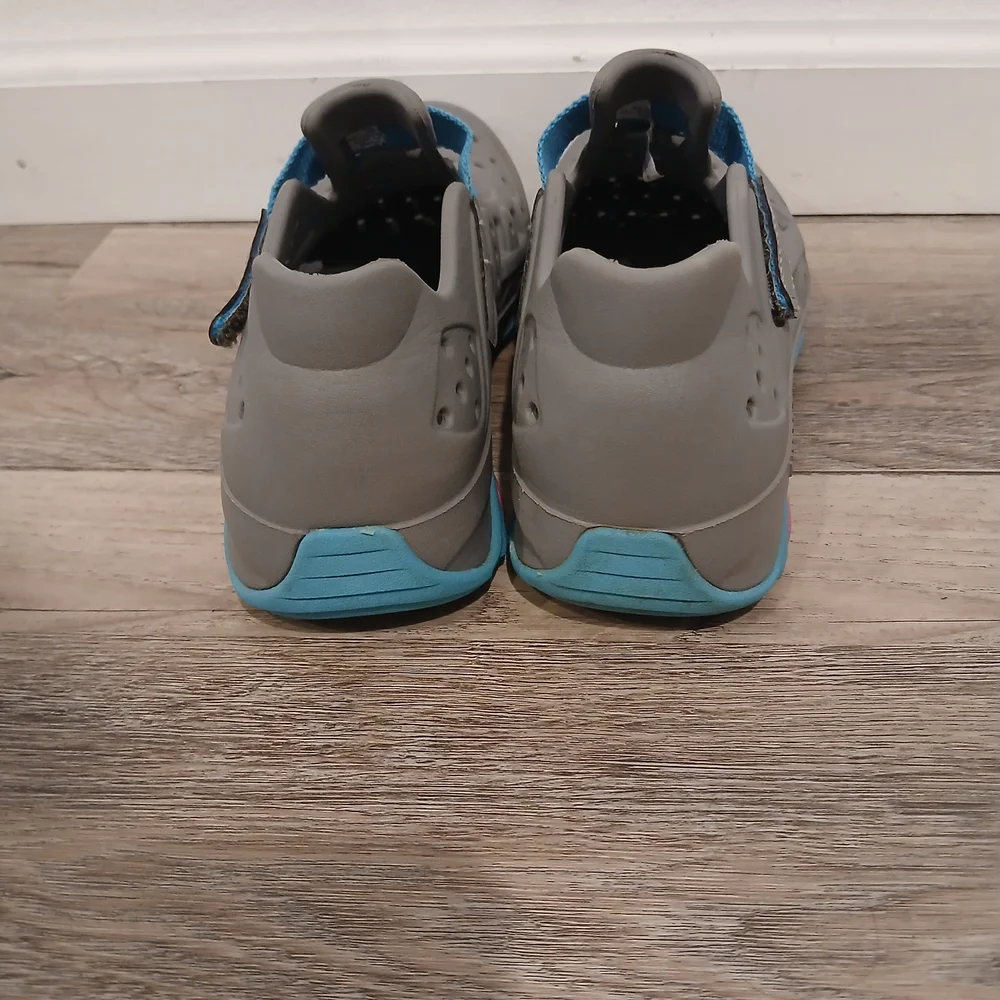 Merrell Kids Water Shoes Gray with Blue and Pink Accents